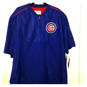 Majestic Chicago Cubs half zip windbreaker